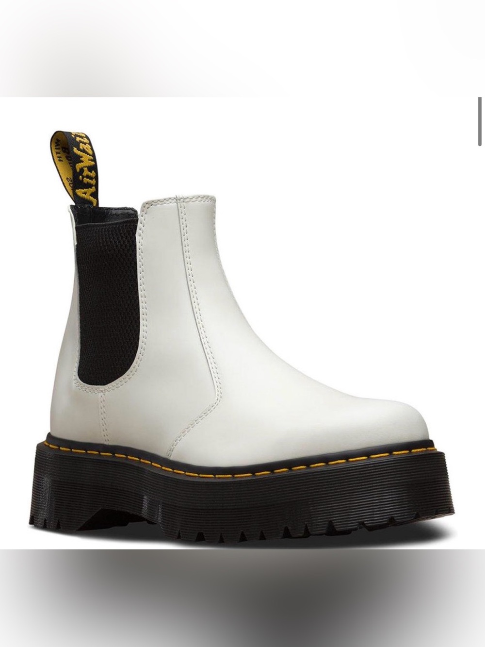 DR. MARTENS 2976 POLISHED SMOOTH PLATFORM CHELSEA size 6